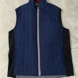 Victorinox Navy and Black Quilted Vest